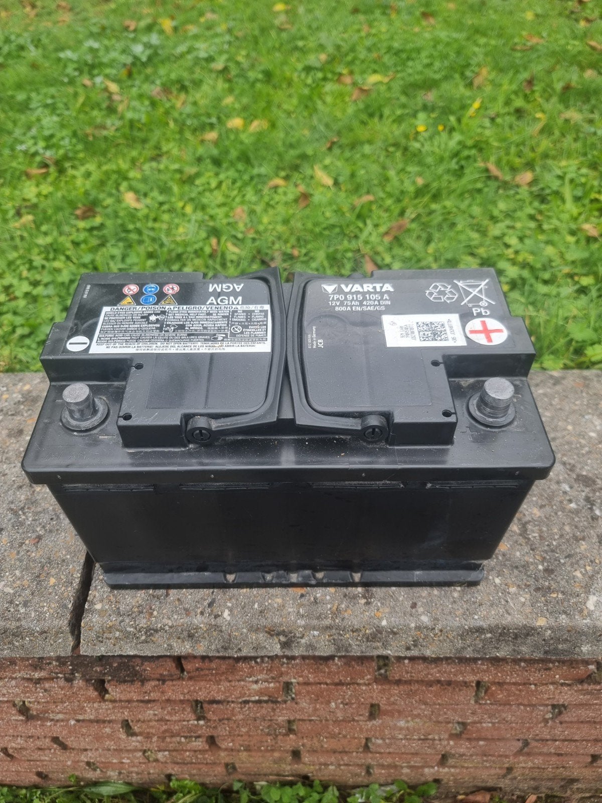 Varta AGM 12V 75Ah Start Stop system werkt goed