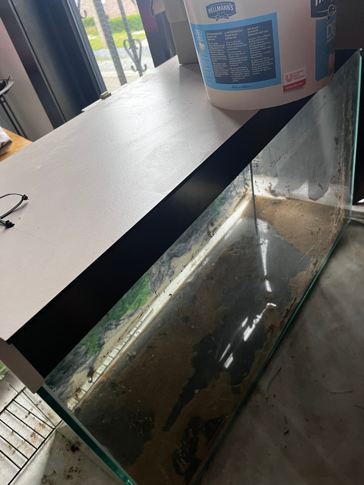 Grote aquarium + filter + versiering, Animaux & Accessoires, Poissons | Aquariums & Accessoires, Enlèvement, Utilisé, Filter