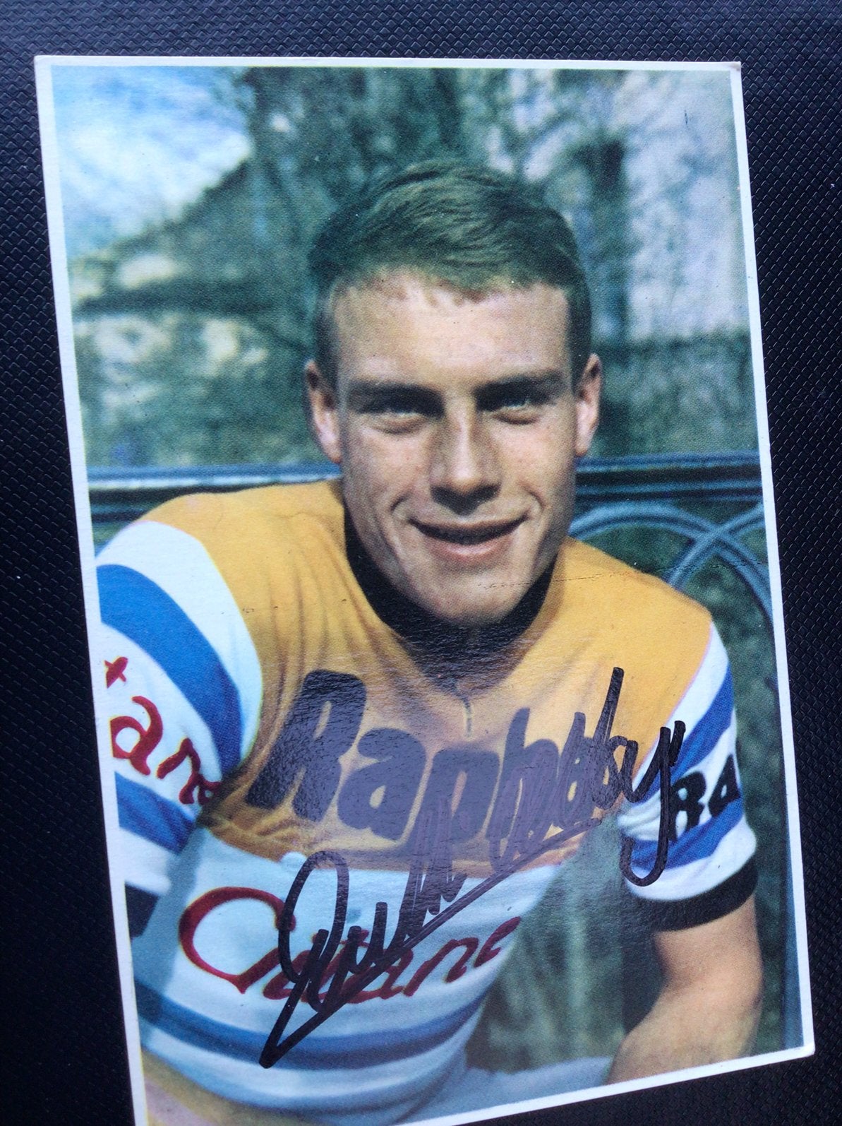 Wielerkaart team rapha rudi altig signe, Sport en Fitness, Ophalen of Verzenden, Zo goed als nieuw