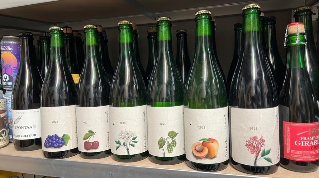 Verschillende Henkebieren, Verzamelen, Biermerken, Ophalen, Zo goed als nieuw