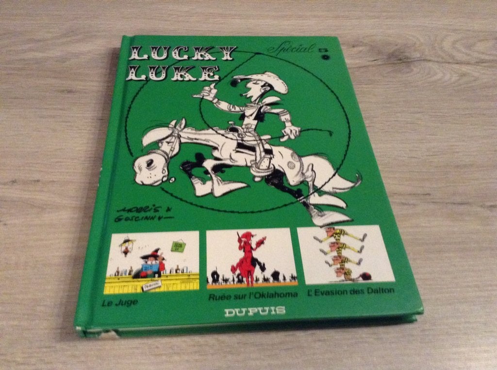 Lucky Luke dik stripalbum (1992) (Franse versie), Boeken, Stripverhalen, Gelezen, Eén stripboek, Ophalen of Verzenden