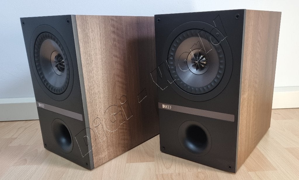 KEF Q100 dans la couleur unique du noyer, TV, Hi-fi & Vidéo, Autres marques, Enlèvement ou Envoi, 60 à 120 watts, Comme neuf