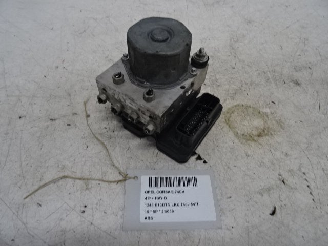 BLOC ABS (FREINS ANTI-BLOCAGE) Opel Corsa E (39002554), Utilisé, Rue de l'Espoir 34 34
4030  GRIVEGNÉE, BE, Info@Collignon.be