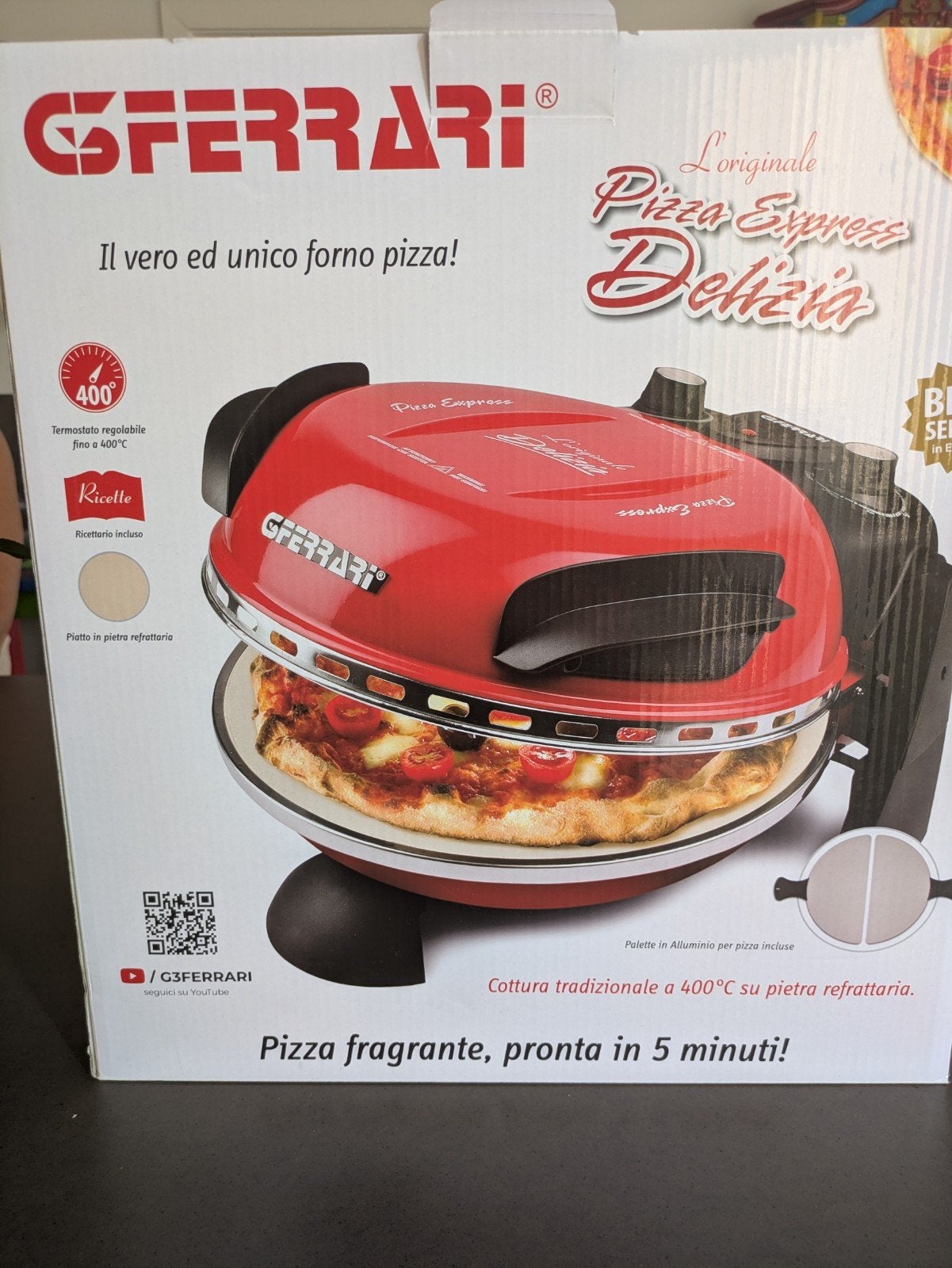 Elektrische pizza oven Ferrari, Electroménager, Enlèvement ou Envoi, Neuf, Four