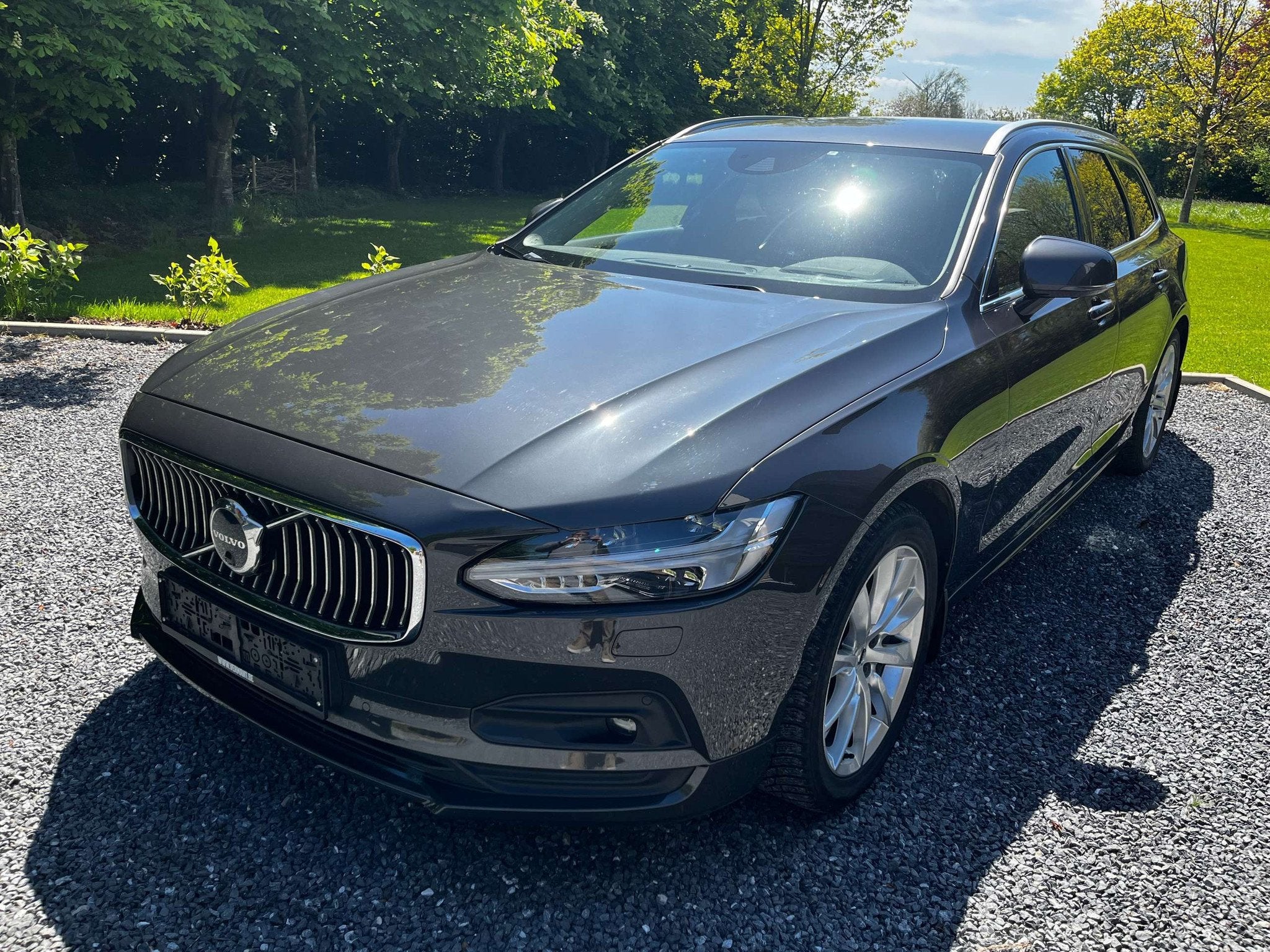 Volvo V90 V90 2.0 B4 Momentum Advanced Geartronic MHEV | Har, Cuir, Argent ou Gris, V90, Euro 6