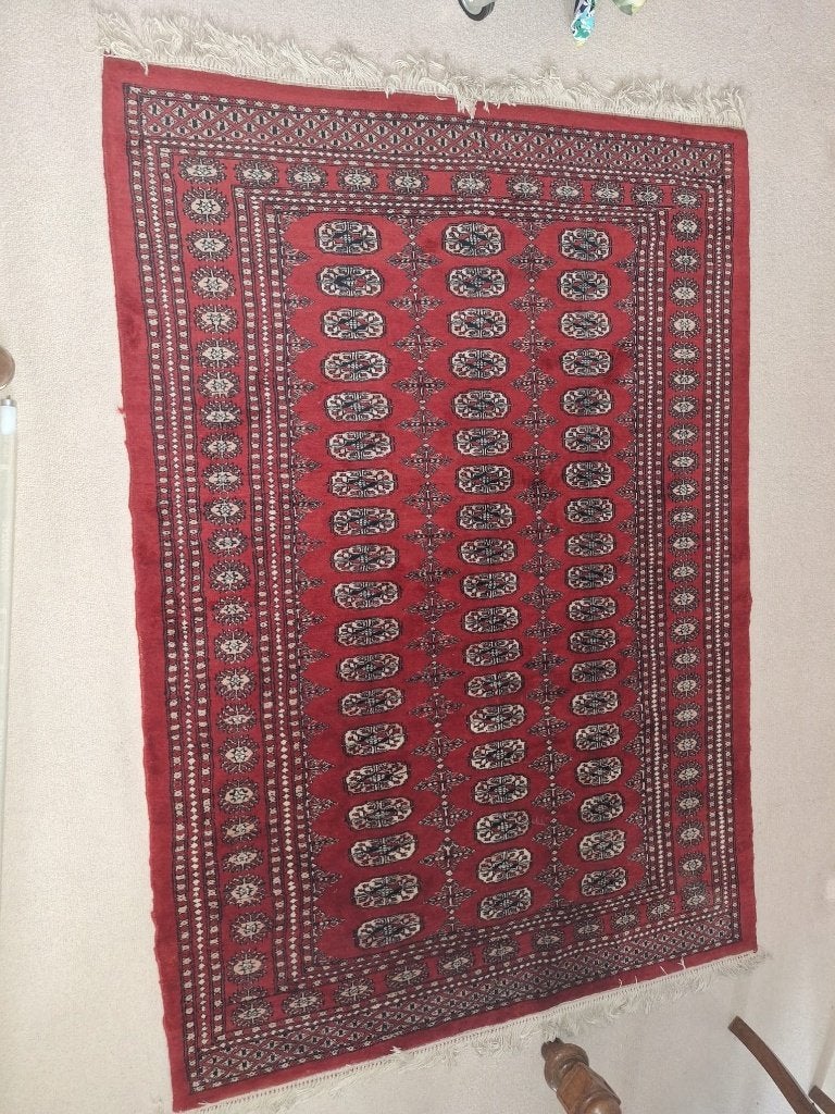 tapijt, Maison & Meubles, Ameublement | Tapis & Moquettes, Enlèvement, Utilisé, Rouge