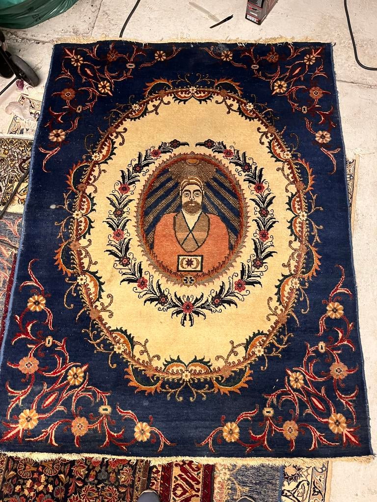 Tapis ancien persan 190x150 cm, Antiquités & Art, Enlèvement
