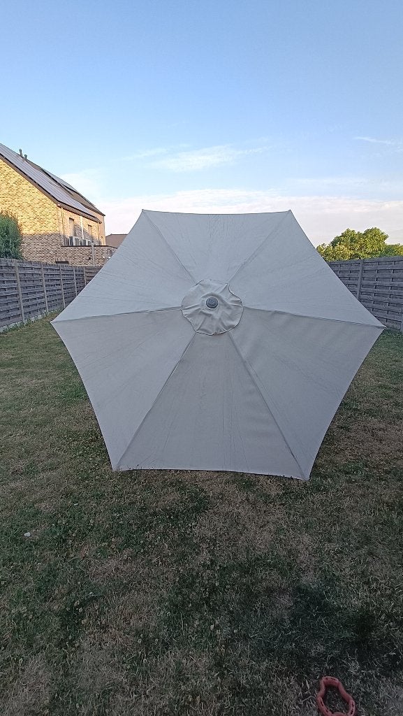 Parasol, Ophalen, Gebruikt, Kantelbaar, 2 tot 3 meter