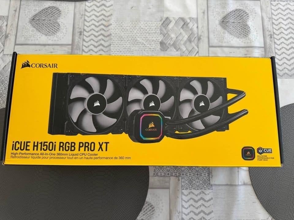Corsair iCUE H150i RGB PRO XT – Watercooling AIO 360mm RGB, Computers en Software, Computerkoelers, Ophalen, Gebruikt, Waterkoeling