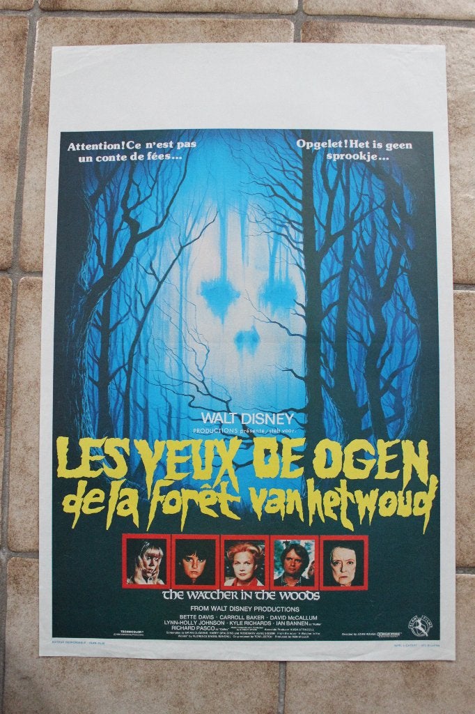 filmaffiche The Watcher In The Woods filmposter, Verzamelen, Rechthoekig Staand, Ophalen of Verzenden, Zo goed als nieuw, A1 t/m A3