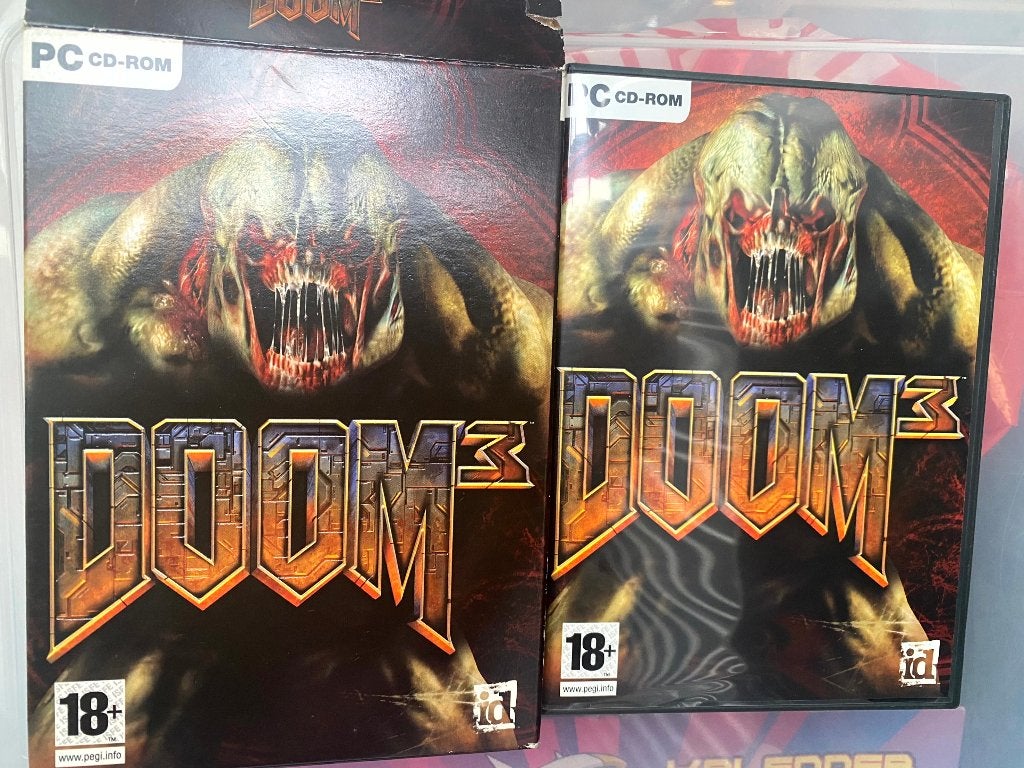 PC Game Doom 3 Big Box Originele Editie 100% COMPLEET, Shooter, 1 joueur, À partir de 18 ans, Enlèvement
