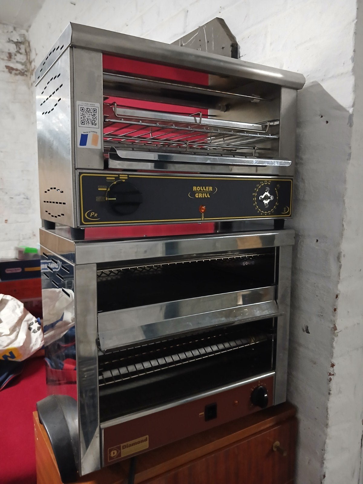 2 toaster grill professionnel en inox diamond, Articles professionnels