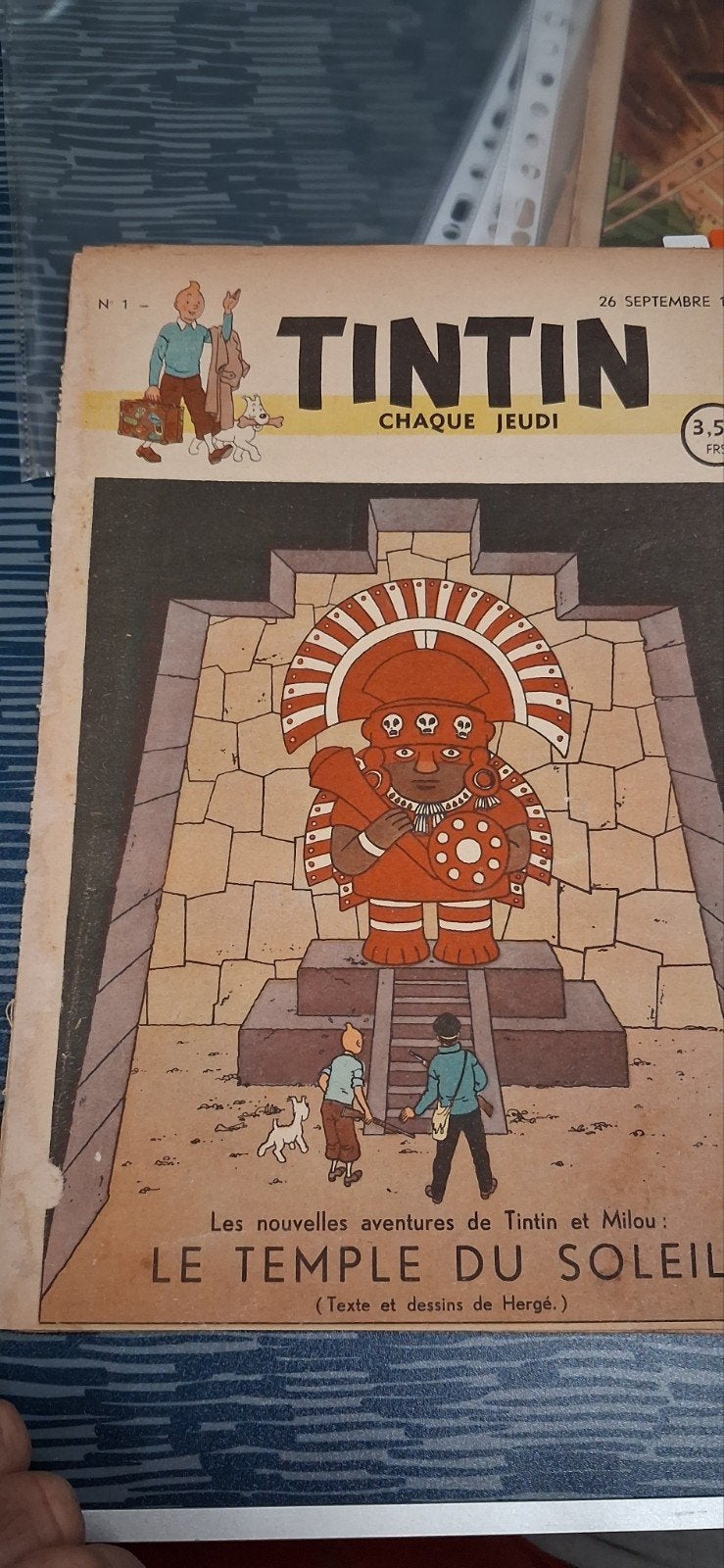 herge tintin, Enlèvement ou Envoi