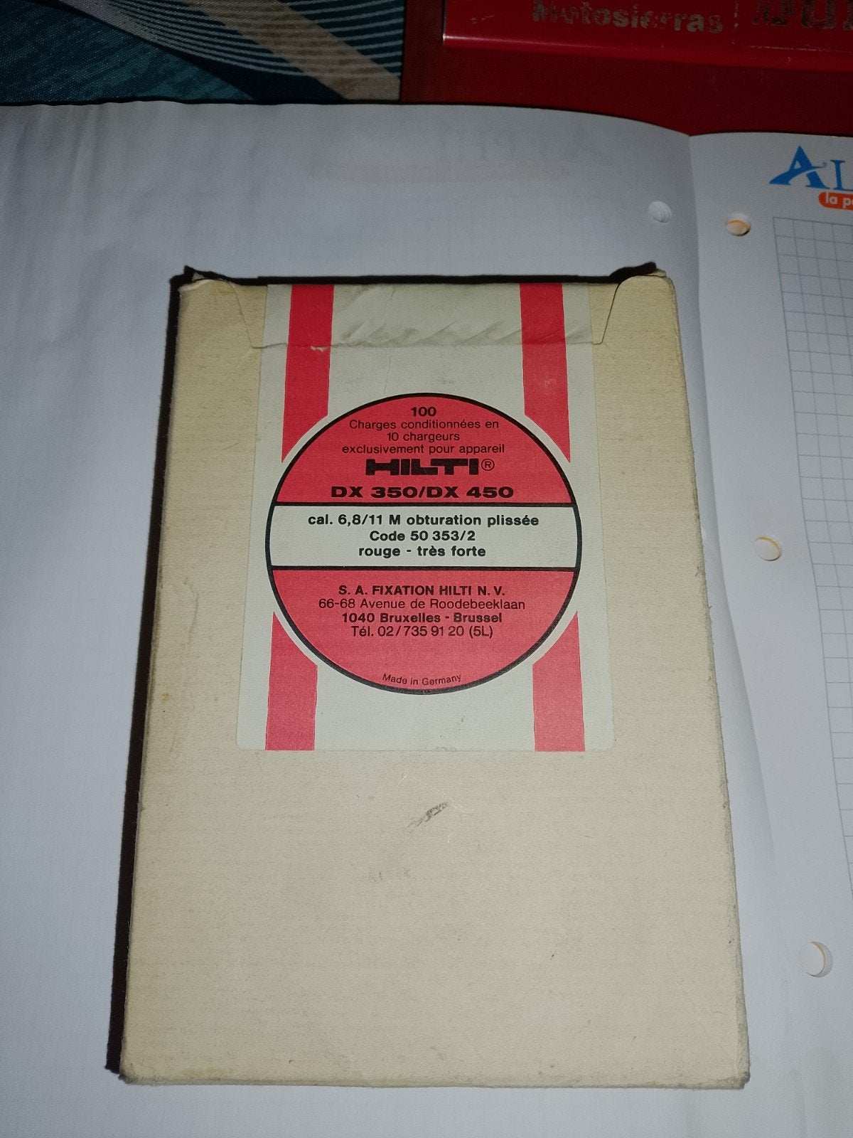 Hilti cartridge+zuiger, Ophalen of Verzenden, Nieuw