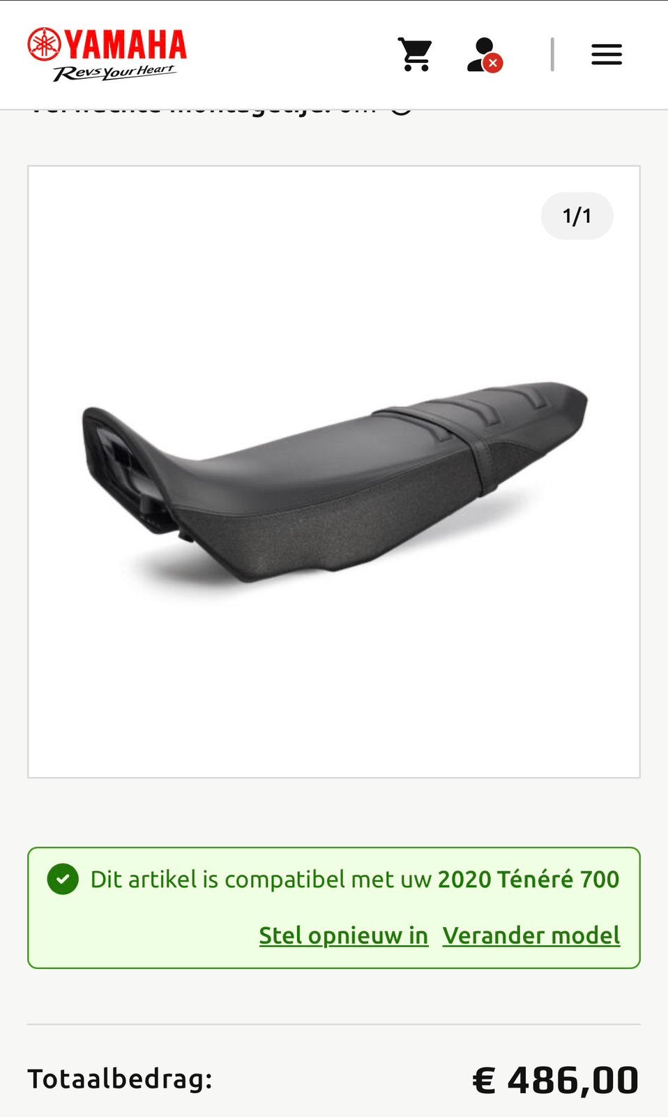 Selle Rallye d'origine Yamaha (état neuf), Enlèvement ou Envoi, Neuf
