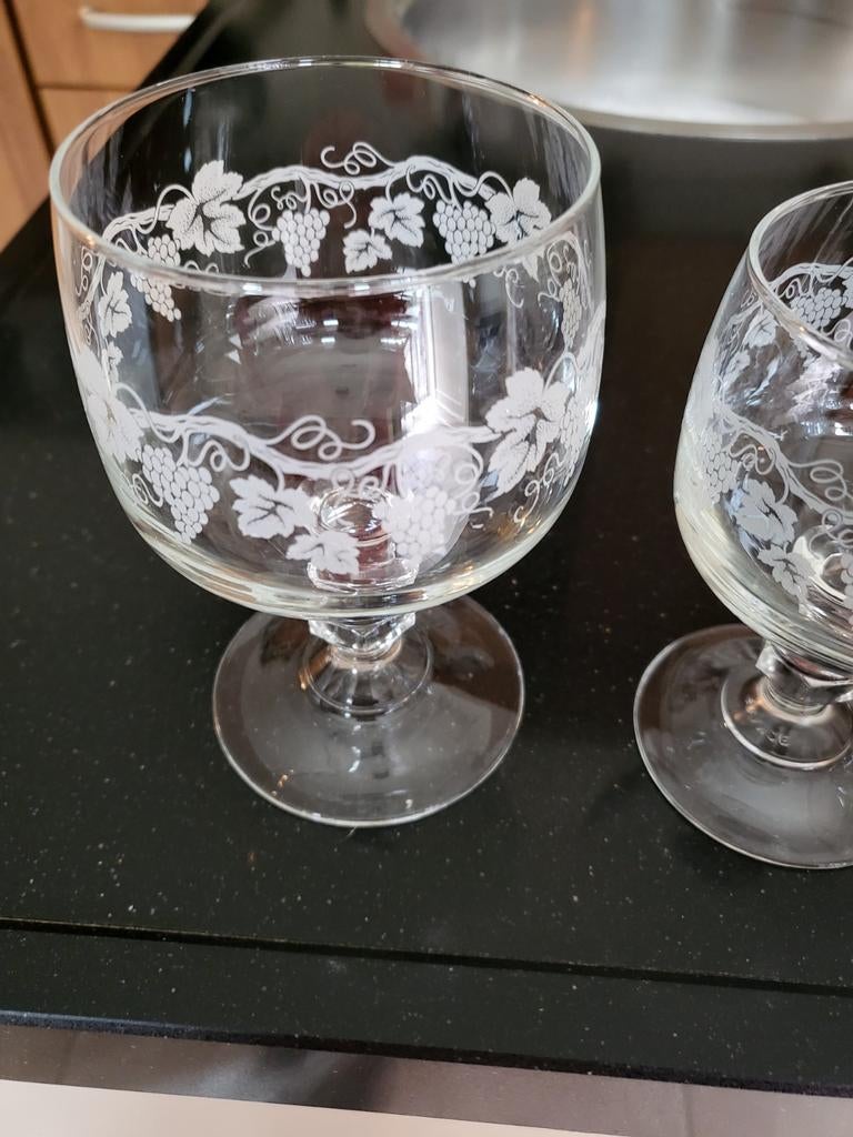 Kristallen glasservies, Ophalen