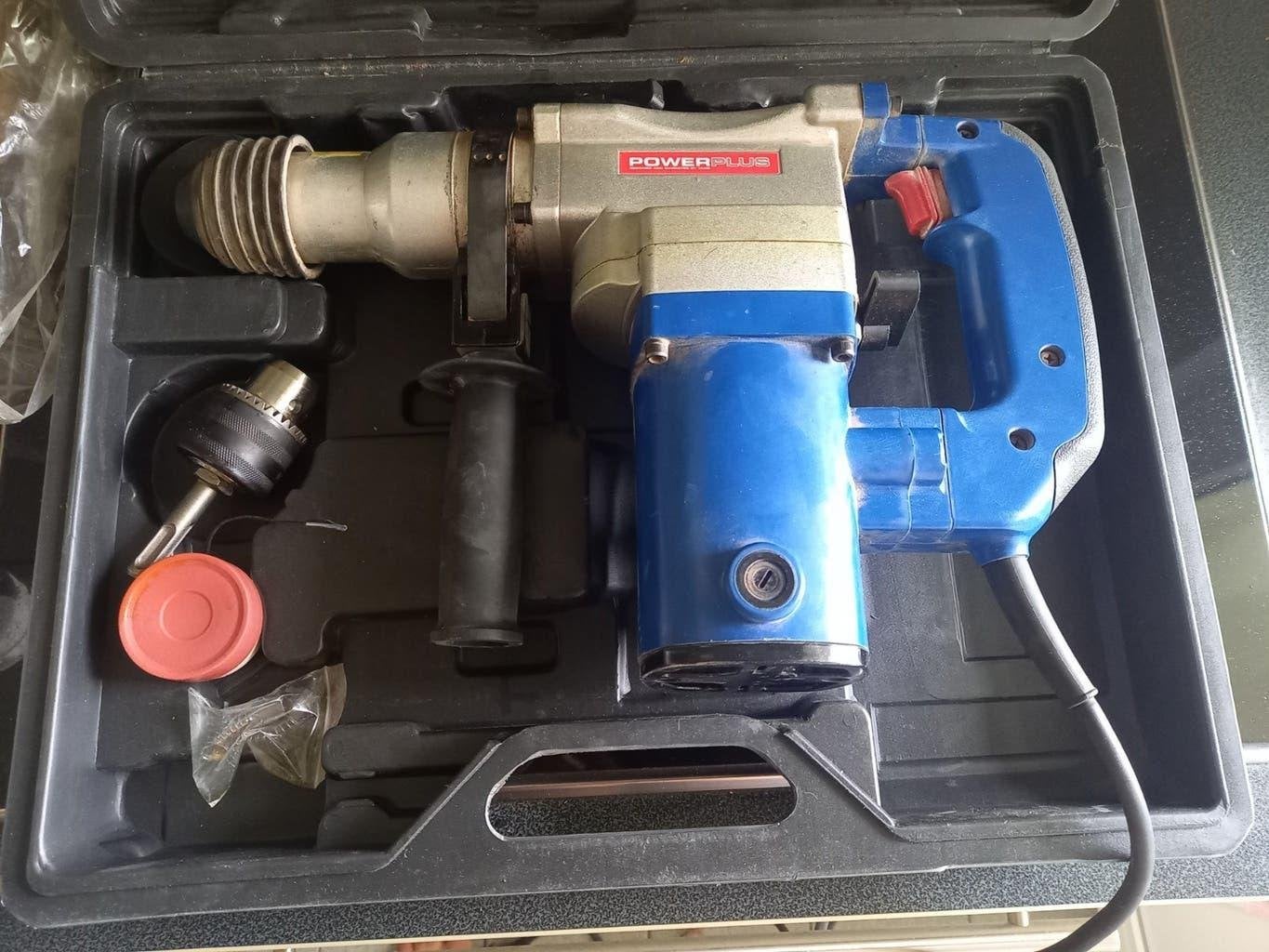 Powerplus boorhamer 850 watt, Ophalen of Verzenden, Gebruikt, 600 watt of meer, Boor- en/of Breekhamer