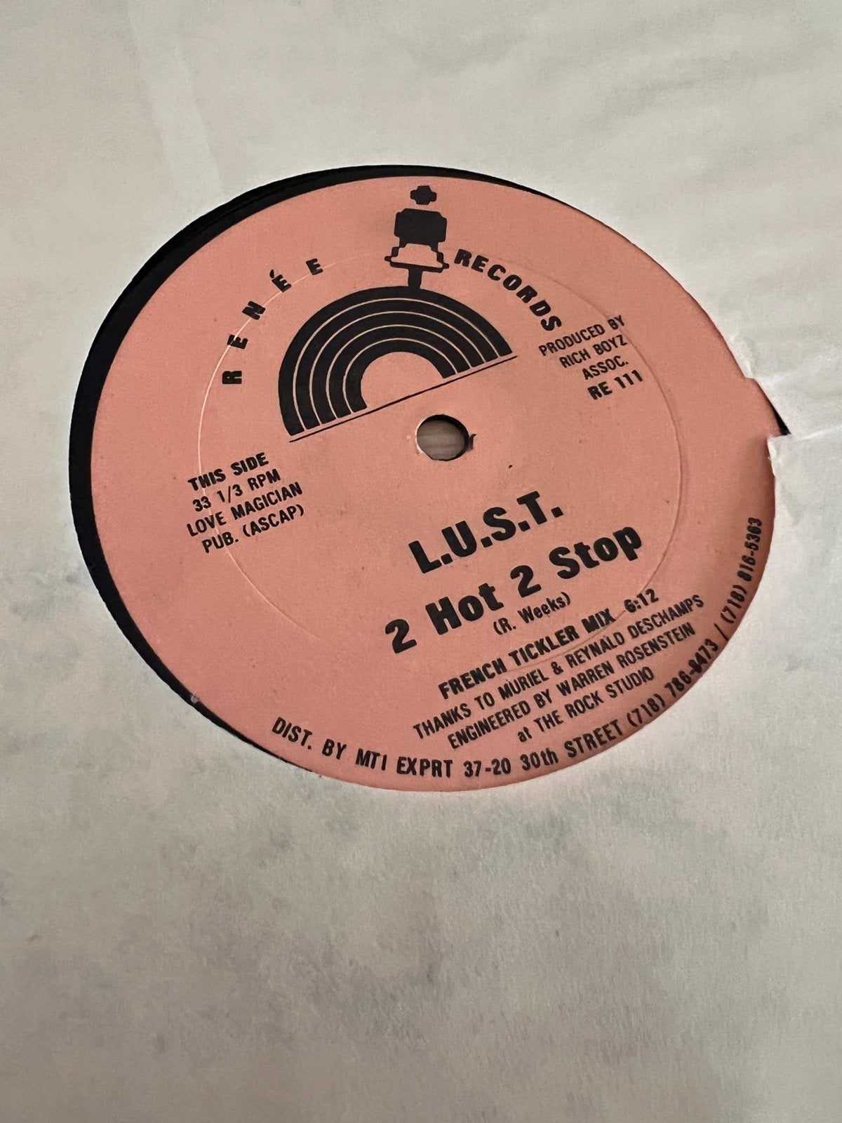 L.u.s.t - 2 hot 2 stop, Cd's en Dvd's, Vinyl | Dance en House, Ophalen of Verzenden, Zo goed als nieuw, House