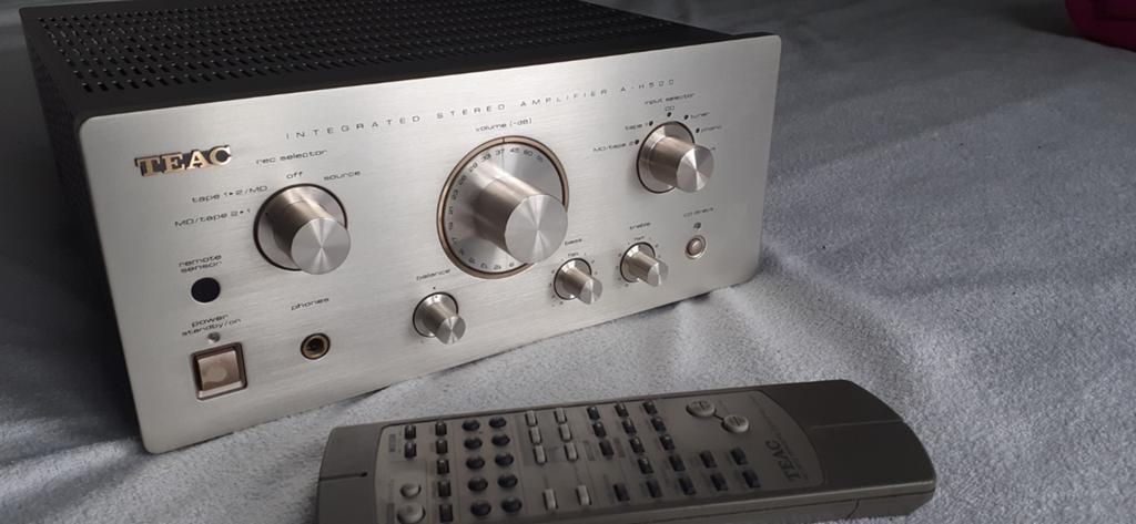 TEAC A-H500 versterker, Ophalen, Versterker