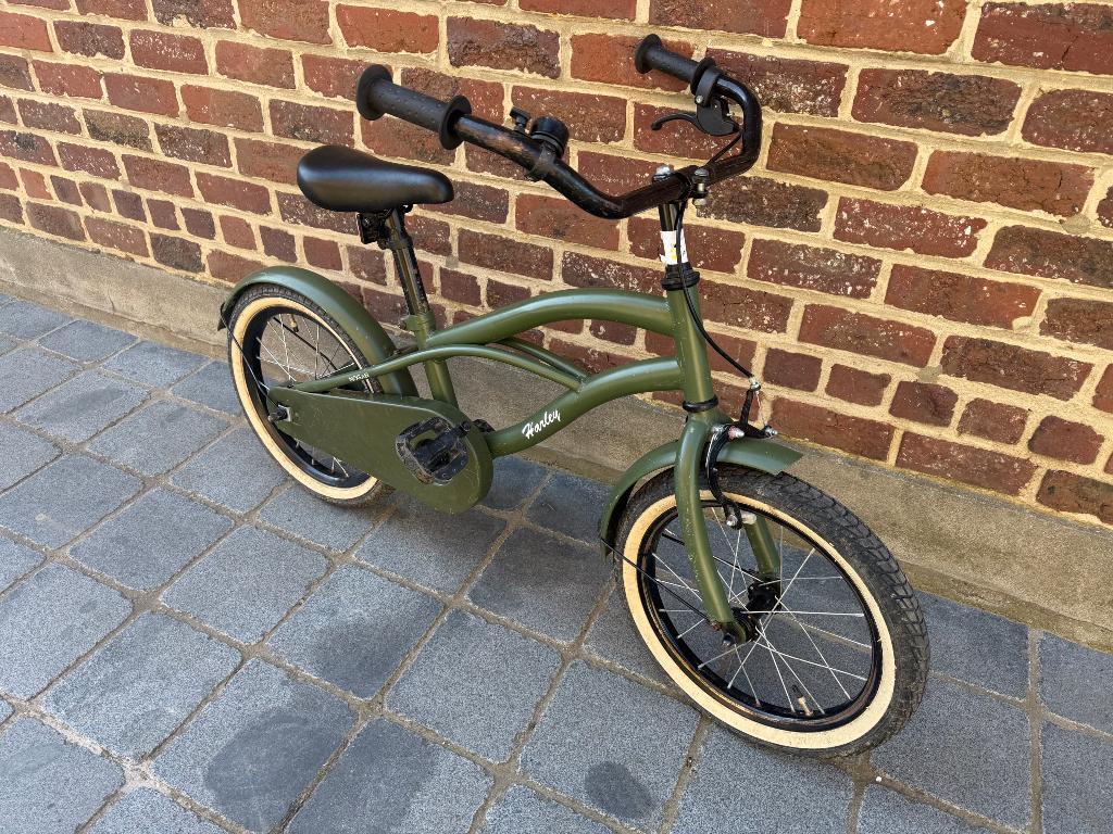 Kinderfiets, Fietsen en Brommers, Ophalen, Terugtraprem, Zijwieltjes, Gebruikt