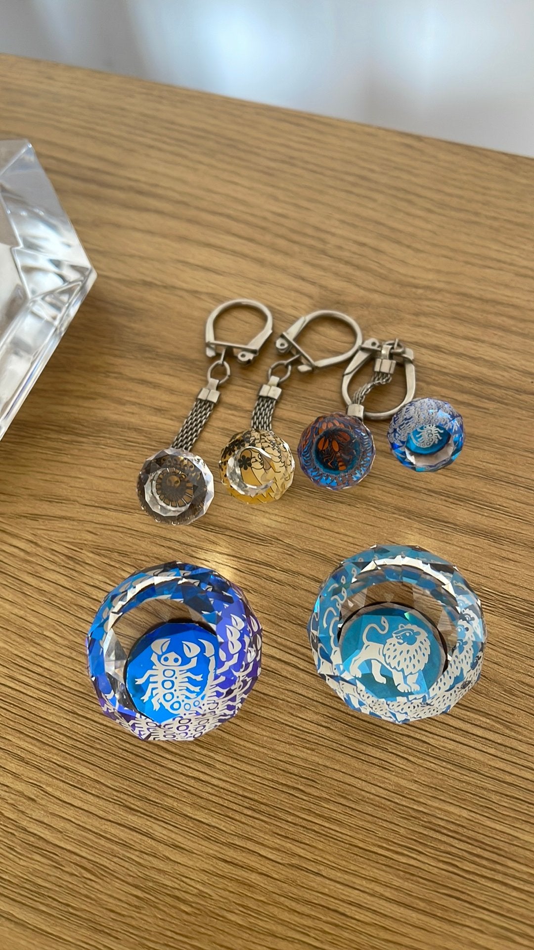 Swarovski horoscope bollen met sterrenbeelden – kristal”, Ophalen, Zo goed als nieuw