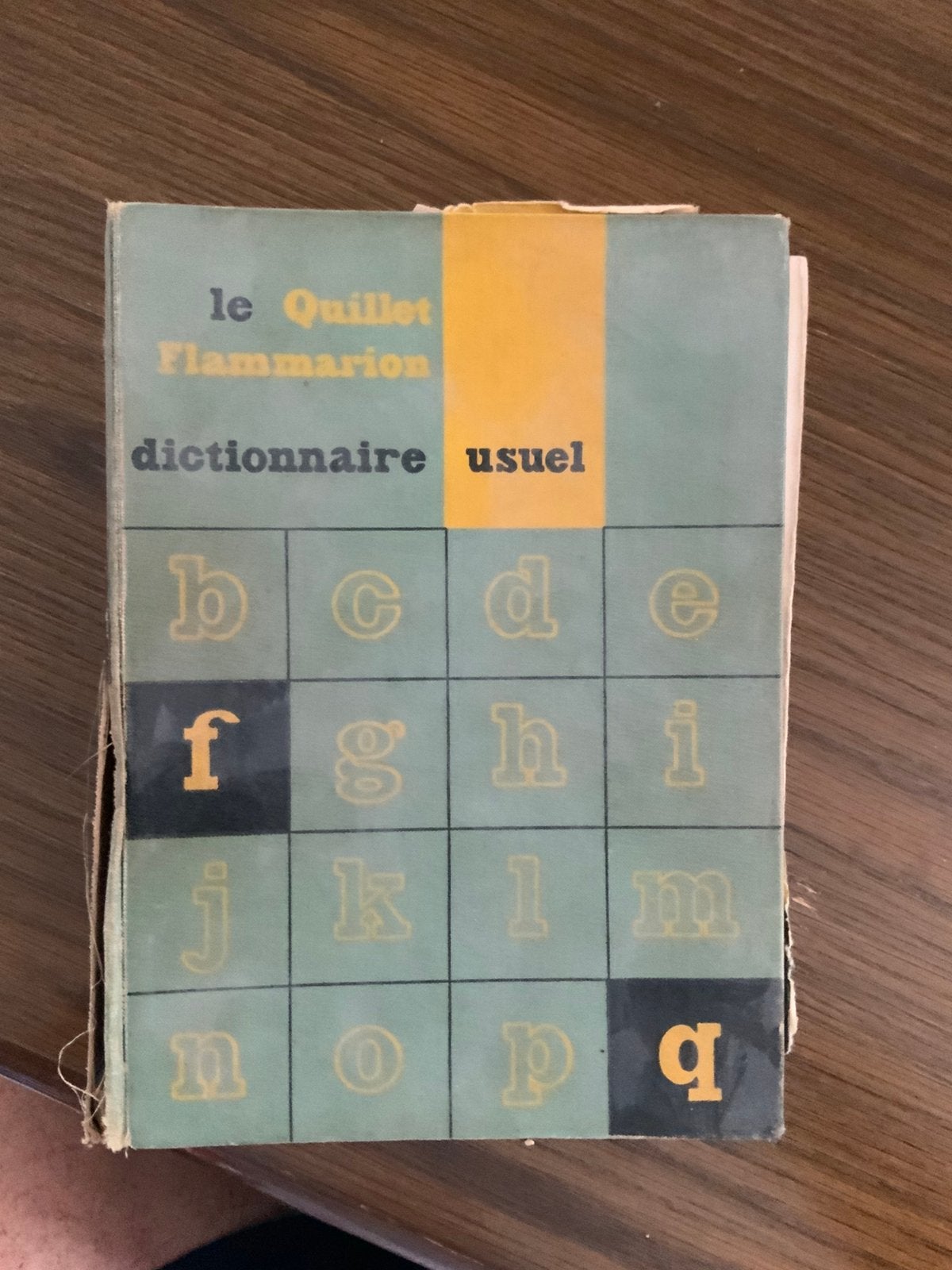 Dictionnaire usuel quillet Flammarion 1956, Enlèvement