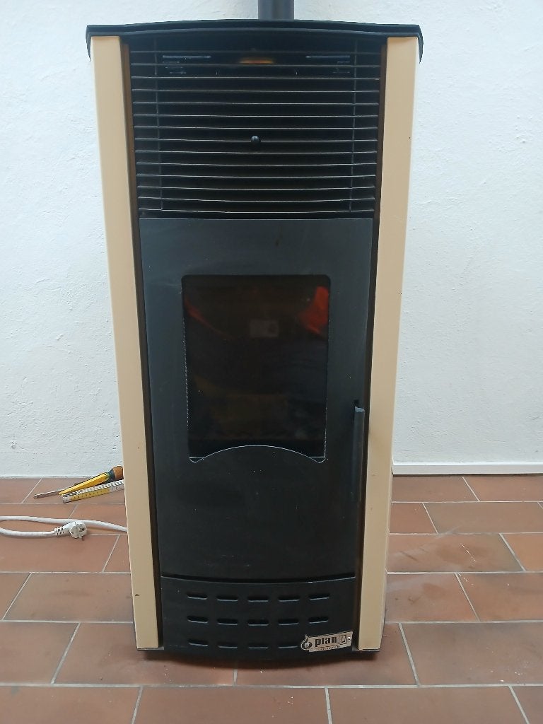 Palletkachel, Maison & Meubles, Autres carburants, Enlèvement, Utilisé, Poêle à granulés