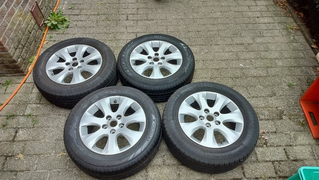 Opel Zafira Wielen met TPMS-sensor, Autos : Pièces & Accessoires, Pneus & Jantes, Pneus et Jantes, 215 mm, 16 pouces, Véhicule de tourisme
