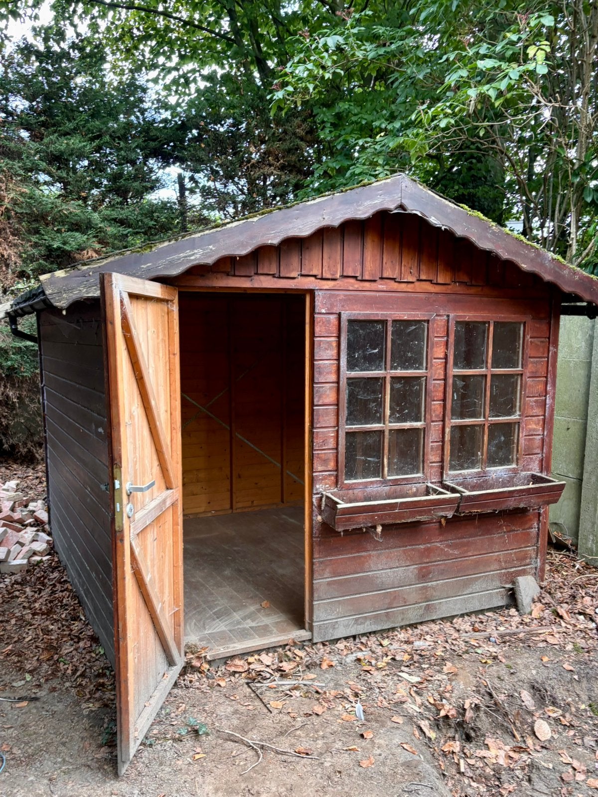 Gratis tuinhuis zelf af te breken - dringend, Enlèvement, Comme neuf, Abri de jardin