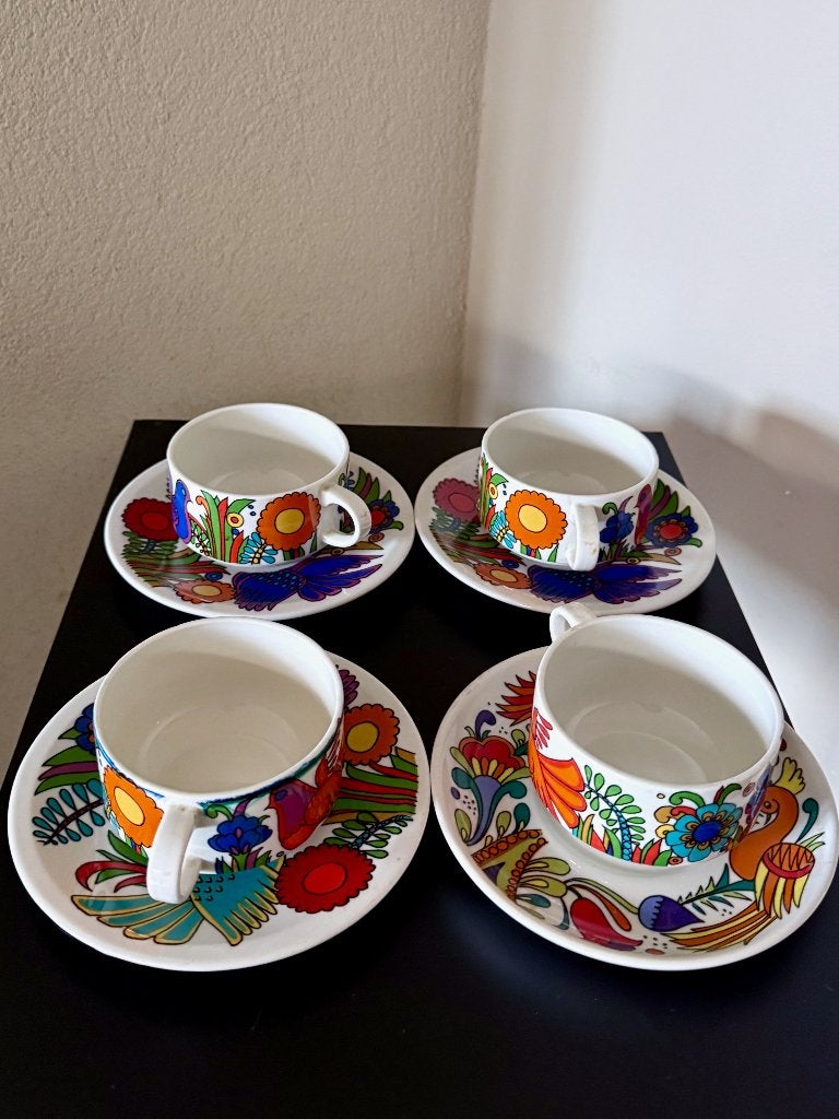 Vintage | 4x Villeroy & Boch Acapulco | Christine Reuter, Verzenden