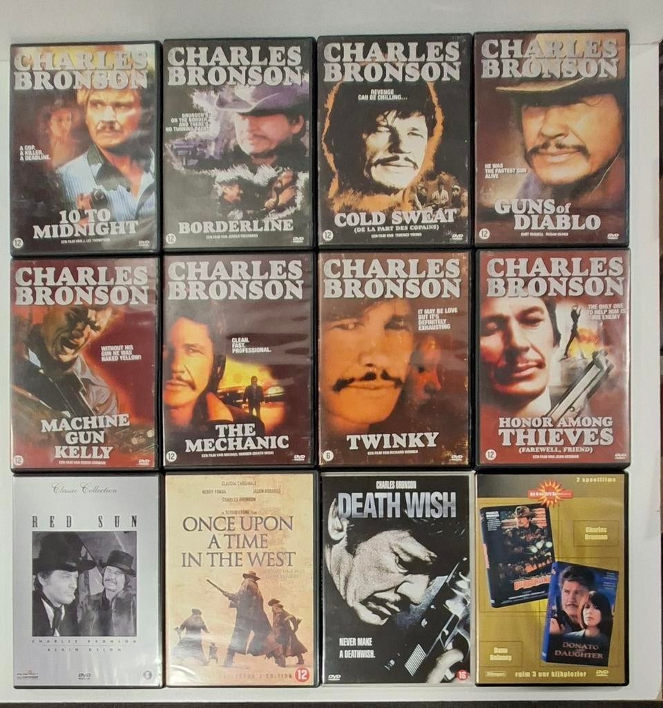 lot Charles Bronson collection 12 dvds, Ophalen of Verzenden