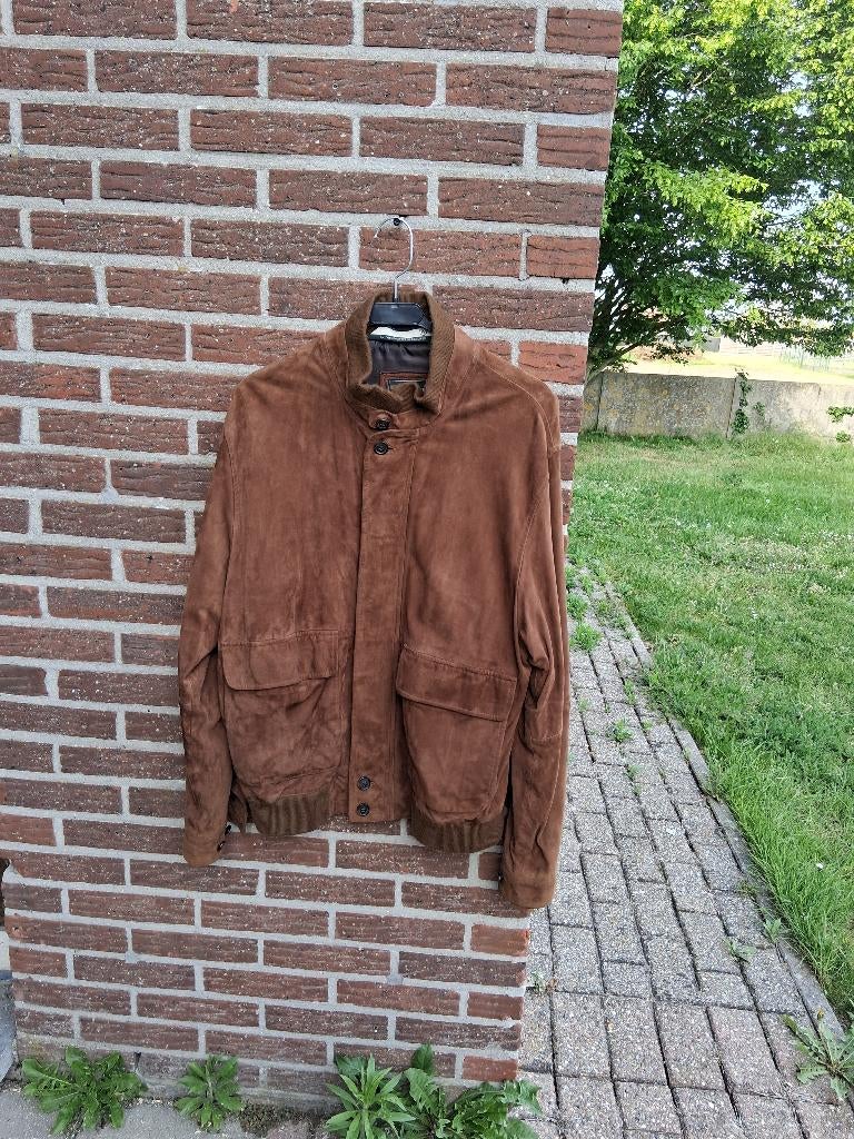 Heren leer jas Wellington Of Bilmore Mt50, Kleding | Heren, Bruin, Maat 48/50 (M), Ophalen of Verzenden, Wellington Of Bilmore