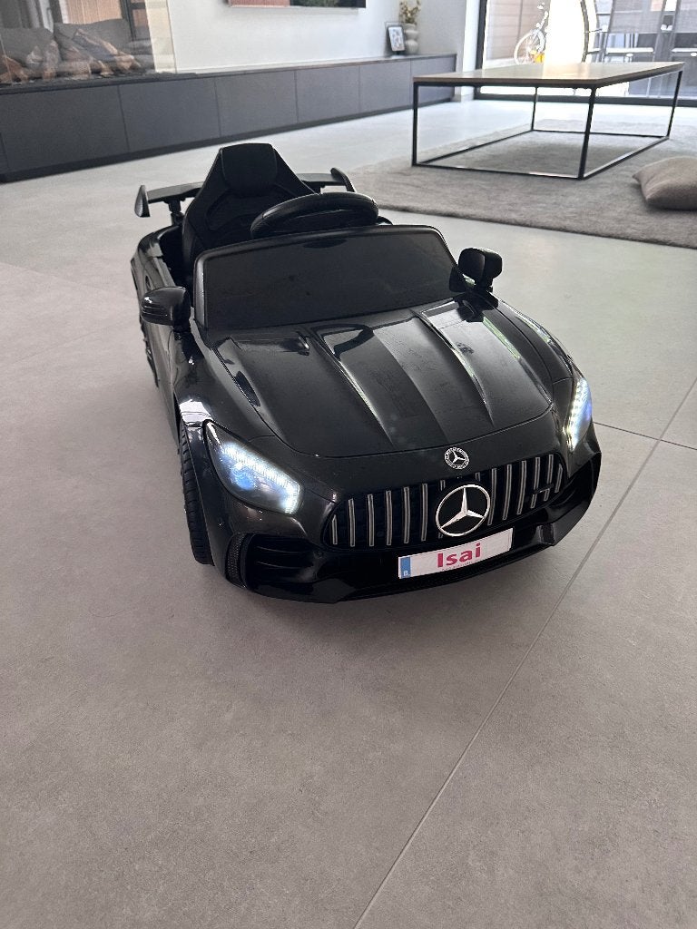 Kinderauto elektrisch Mercedes 12V zwart, Kinderen en Baby's, Speelgoed | Buiten | Accuvoertuigen, Ophalen, Zo goed als nieuw
