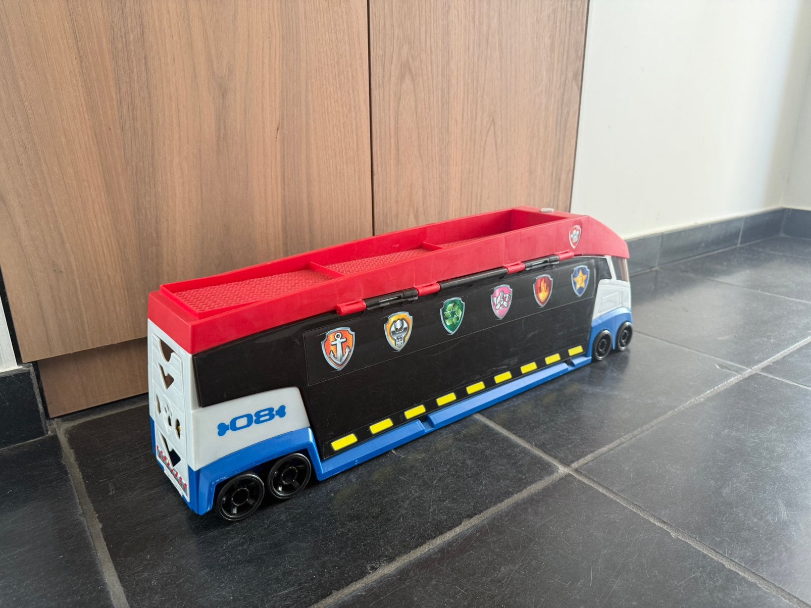 Paw patrol bus, Ophalen, Zo goed als nieuw