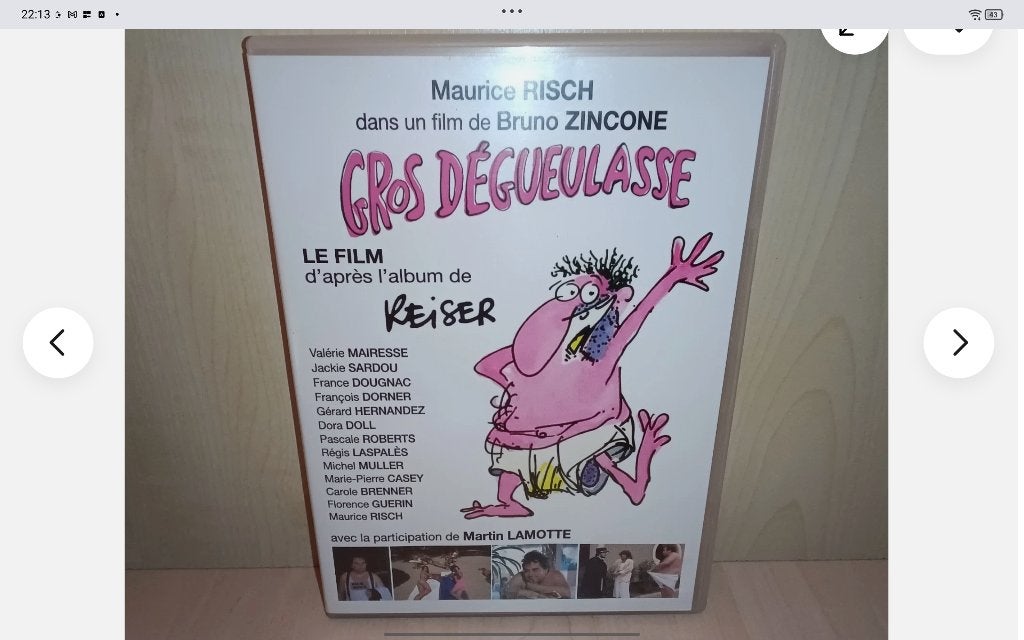 Gros Dégueulasse / Reiser (M. Risch, V. Mairesse) DVD, Verzenden