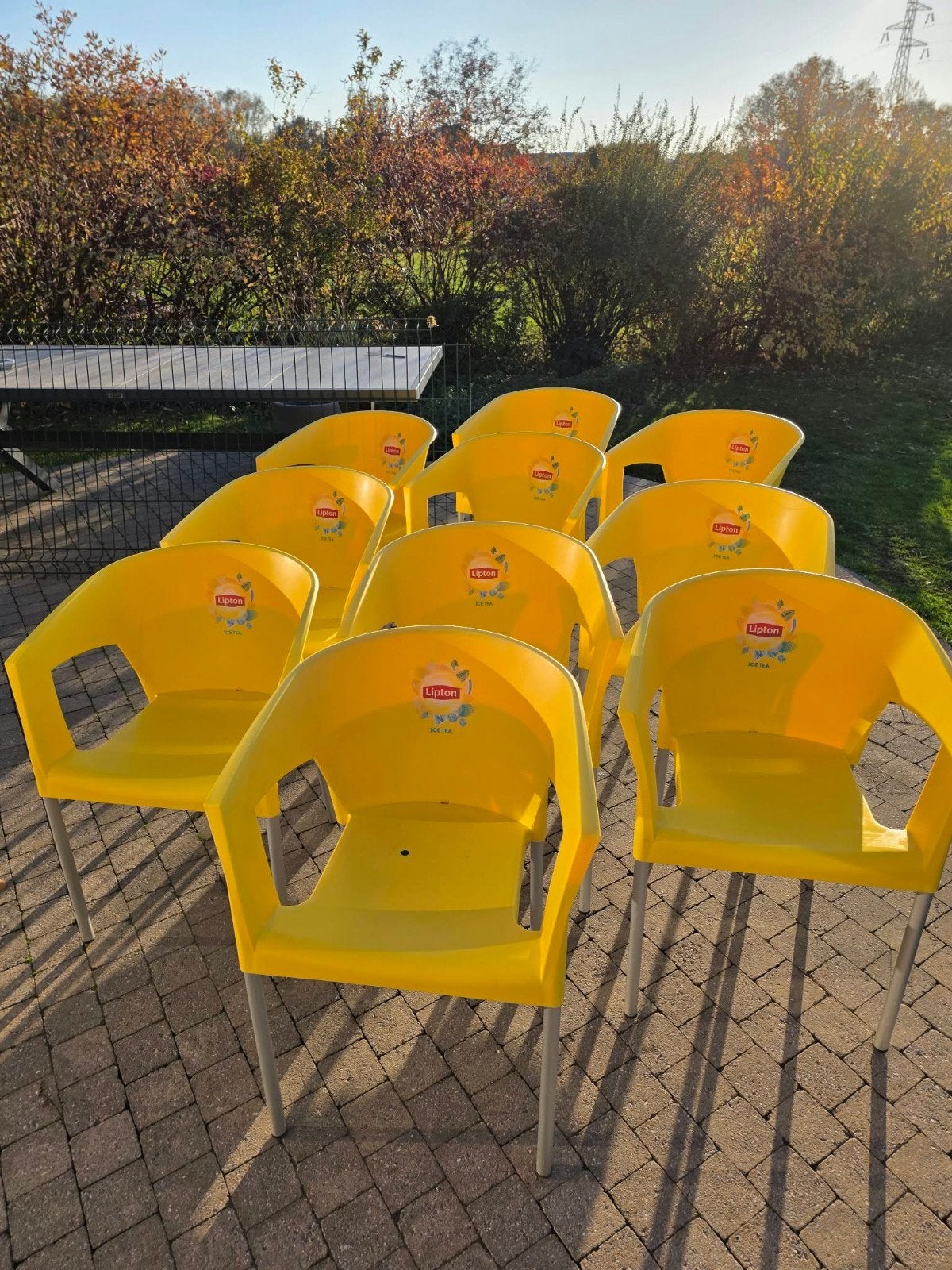 Fauteuils de jardin LIPTON ICE TEA à la pièce ou lot, Enlèvement, Aluminium