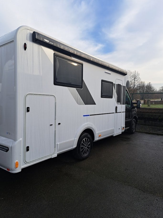 motorhome als nieuw!!!!, Caravanes & Camping, Jusqu'à 4, 6 à 7 mètres, Siège standard, Entreprise