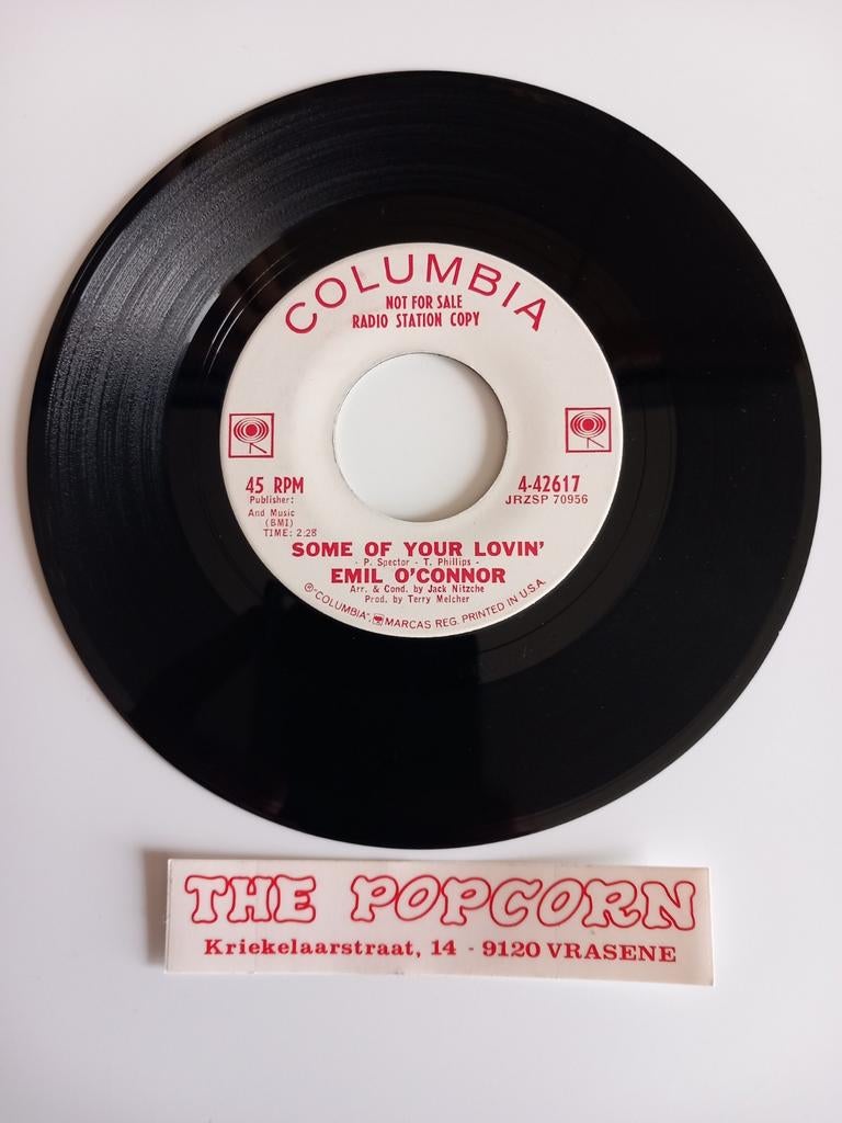 EMILE O'CONNOR. SOME OF YOUR LOVIN. USA 45T