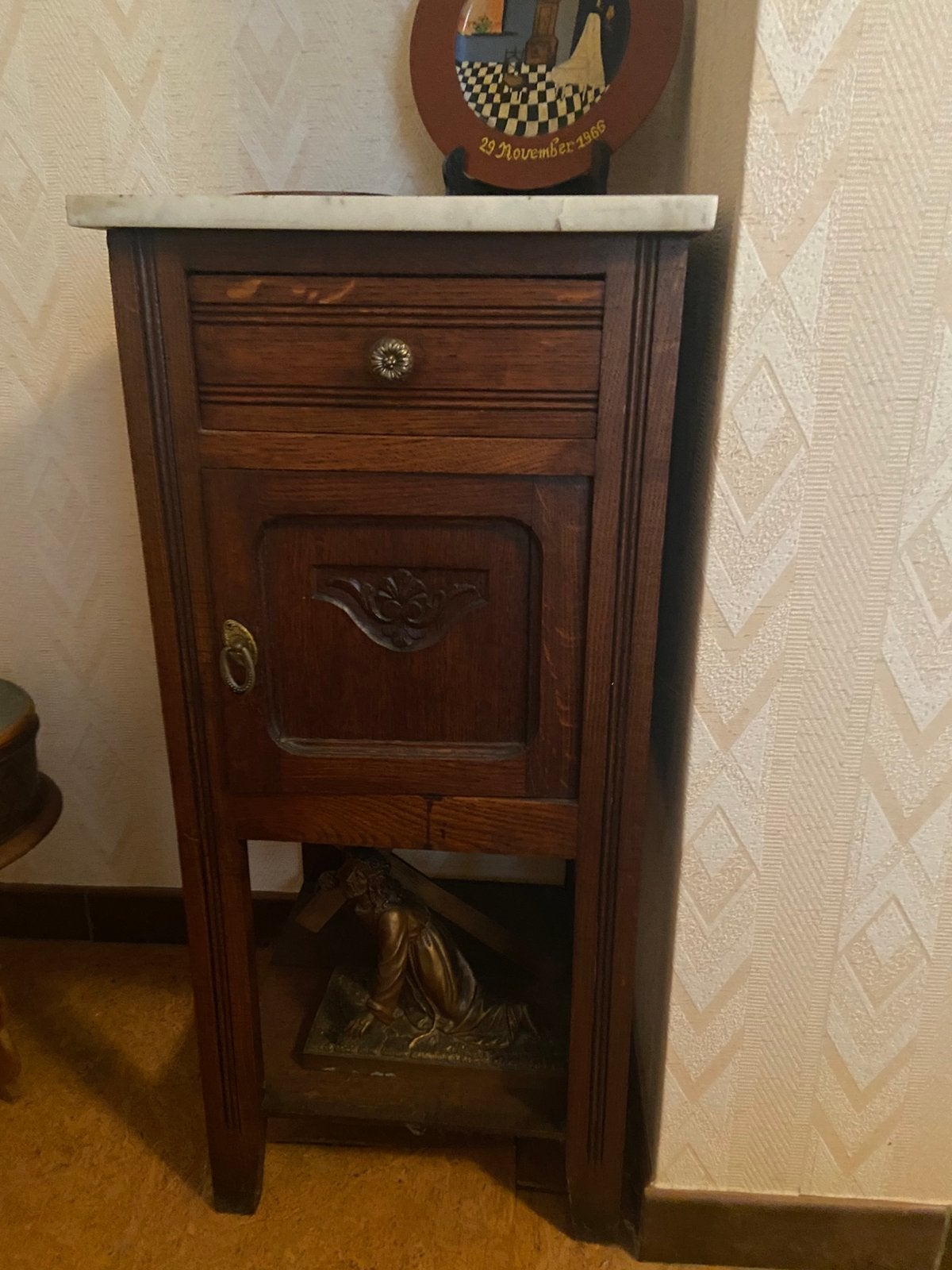 Antieke slaapkamer, Huis en Inrichting, Ophalen, Gebruikt, Hout