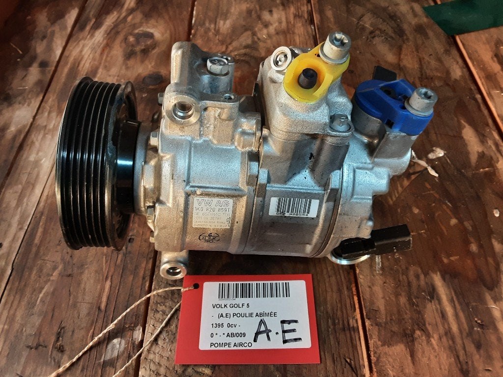 COMPRESSEUR CLIMATISATION Golf V (1K1) (1K0820859T), Volkswagen, Mevr. I. Hauben, Utilisé, Rue de l'Espoir 34 34
4030  GRIVEGNÉE, BE