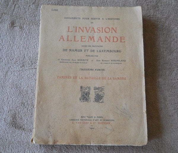 L' invasion allemande : Tamines et la bataille de la Sambre, Enlèvement ou Envoi, Avant 1940, Utilisé