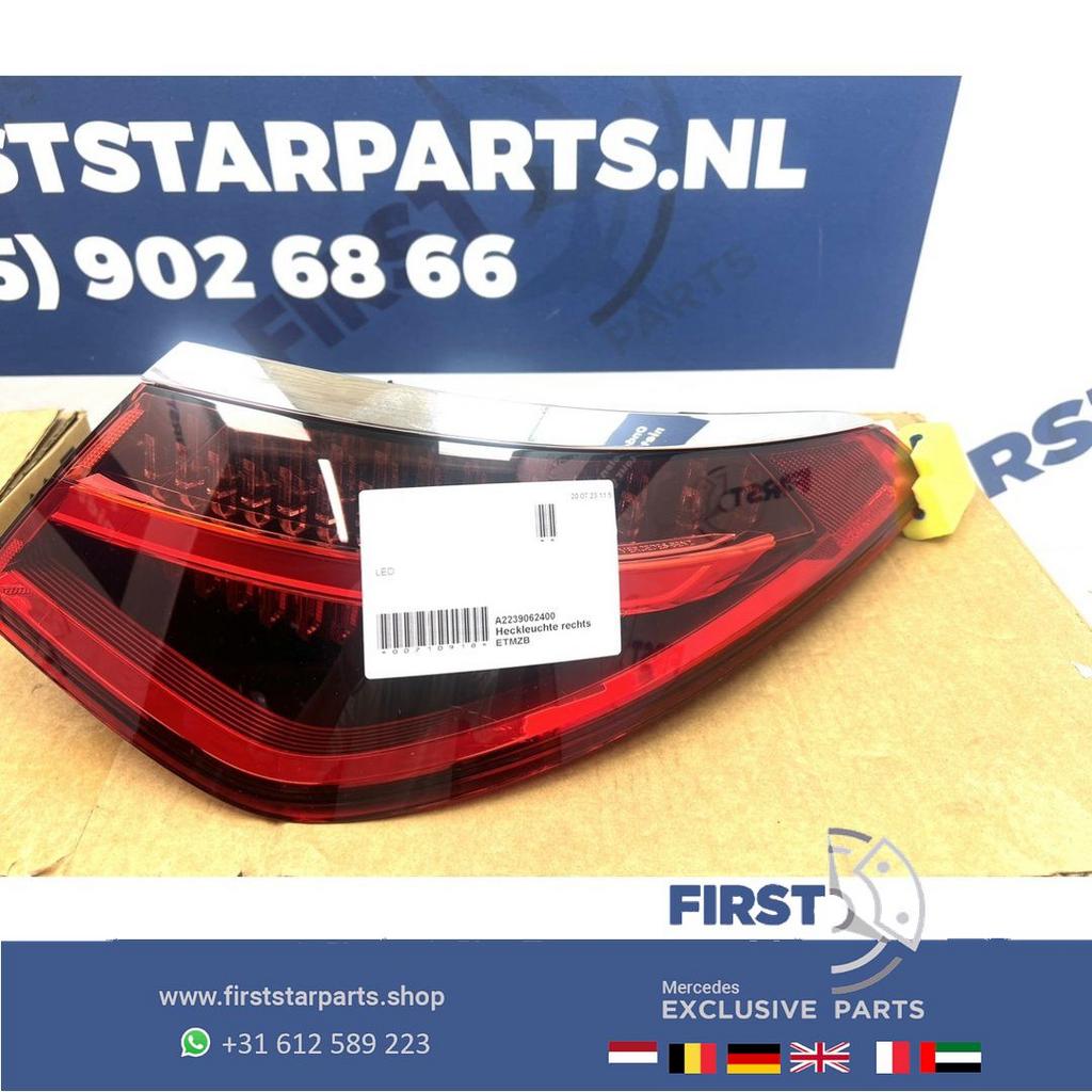 W223 ACHTERLICHT RECHTS A2239062400 S KLASSE VOL LED RECHTER, Gebruikt, -, Ophalen of Verzenden, -
