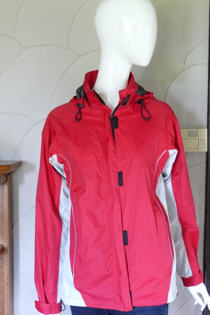 joli imperméable rouge - taille 34 - comme neuf !, Enlèvement ou Envoi, Comme neuf, Taille 34 (XS) ou plus petite