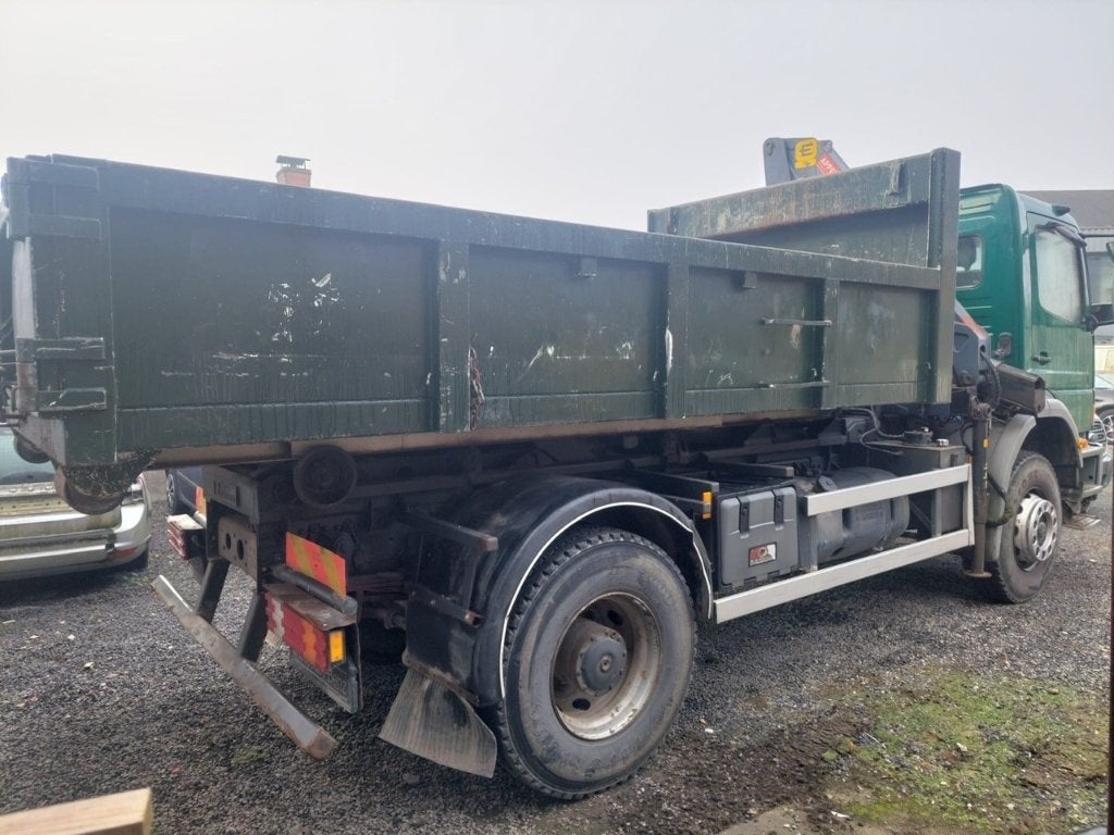 Mercedes-Benz Atego 1923K/7,1 4x2 *Kipper+Kraan+Container, Stof, Zwart, Mercedes-Benz, Bedrijf