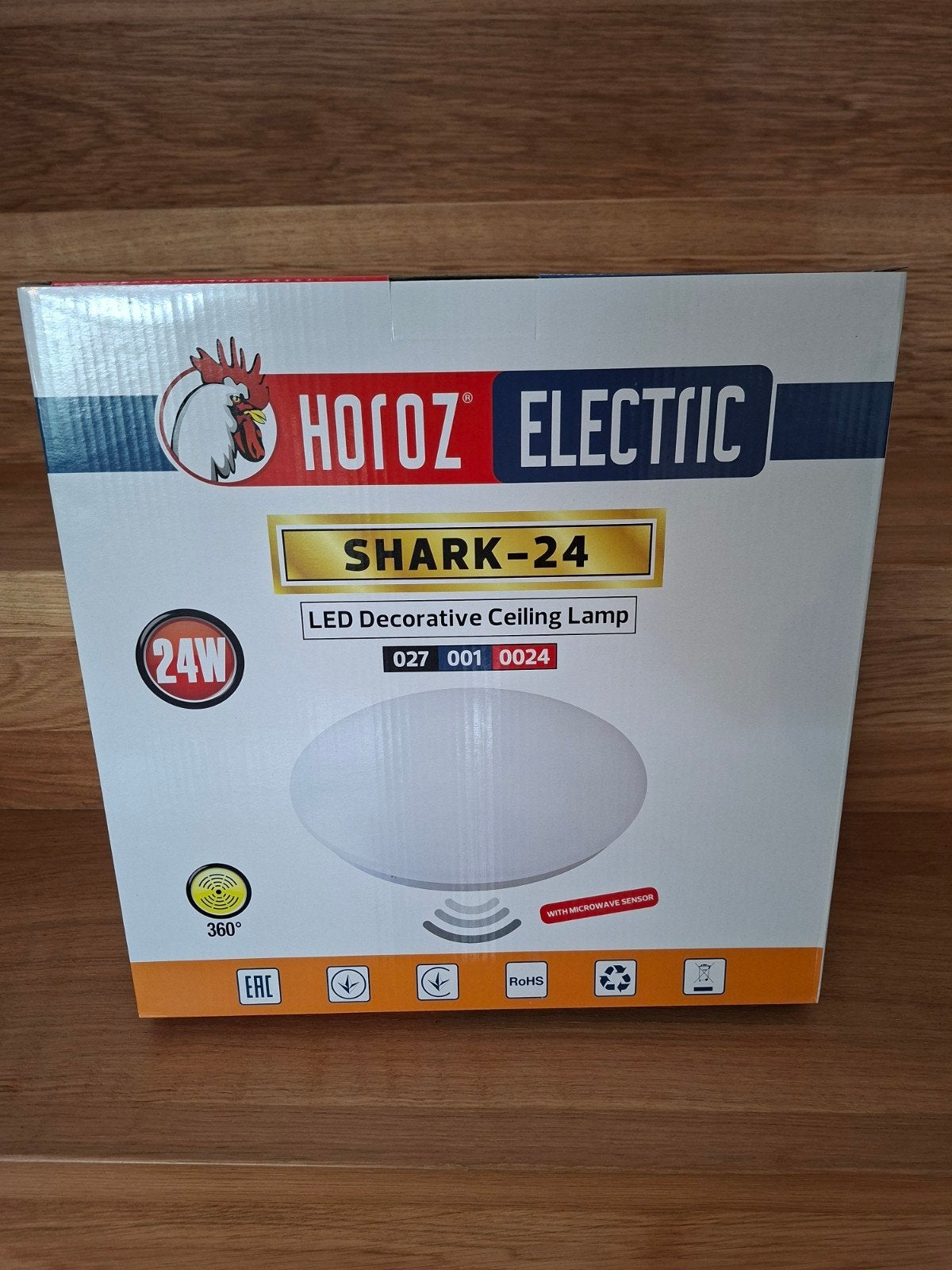 plafondlamp met ingebouwde sensor., Ophalen, Nieuw, Plafondlamp, 33 cm