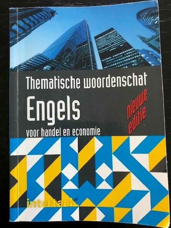Thematisch woordenschat Engels voor handel en economie, Boeken, Ophalen, Zo goed als nieuw