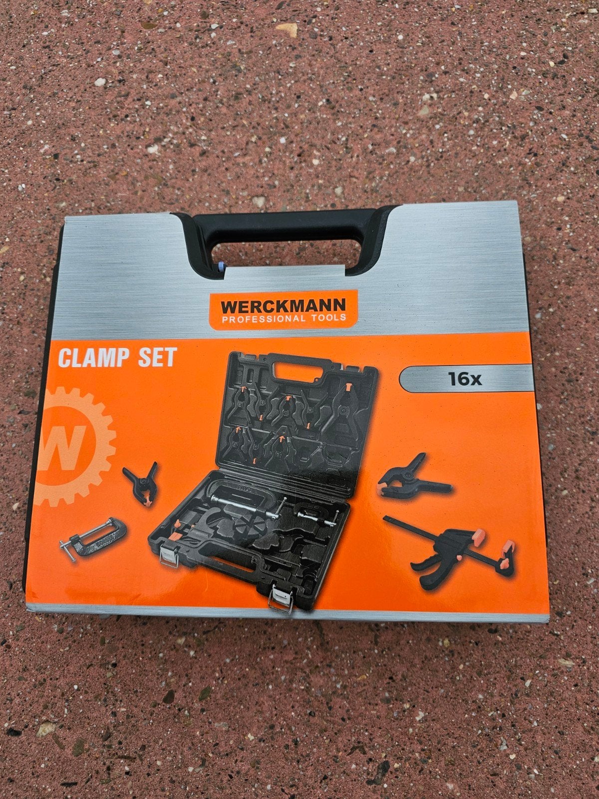 Clamp / klem assortiment set 16st in koffer nieuw, Doe-het-zelf en Bouw, Ophalen, Nieuw