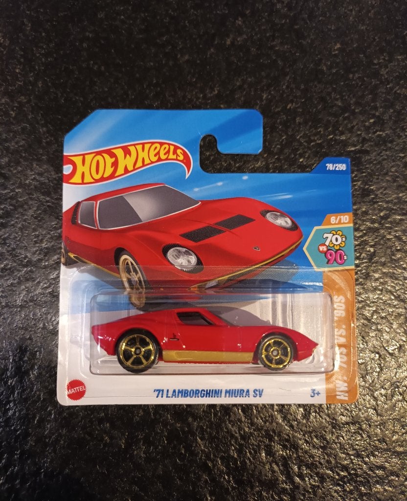 Hot Wheels - Lamborghini Miura SV 1971, Ophalen of Verzenden, Nieuw, Auto