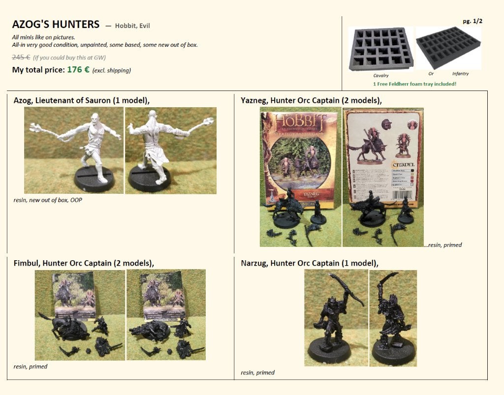 Azog's Hunters (Evil) ME SBG Games workshop, Ophalen of Verzenden, Nieuw, Lord of the Rings, Figuurtje(s)