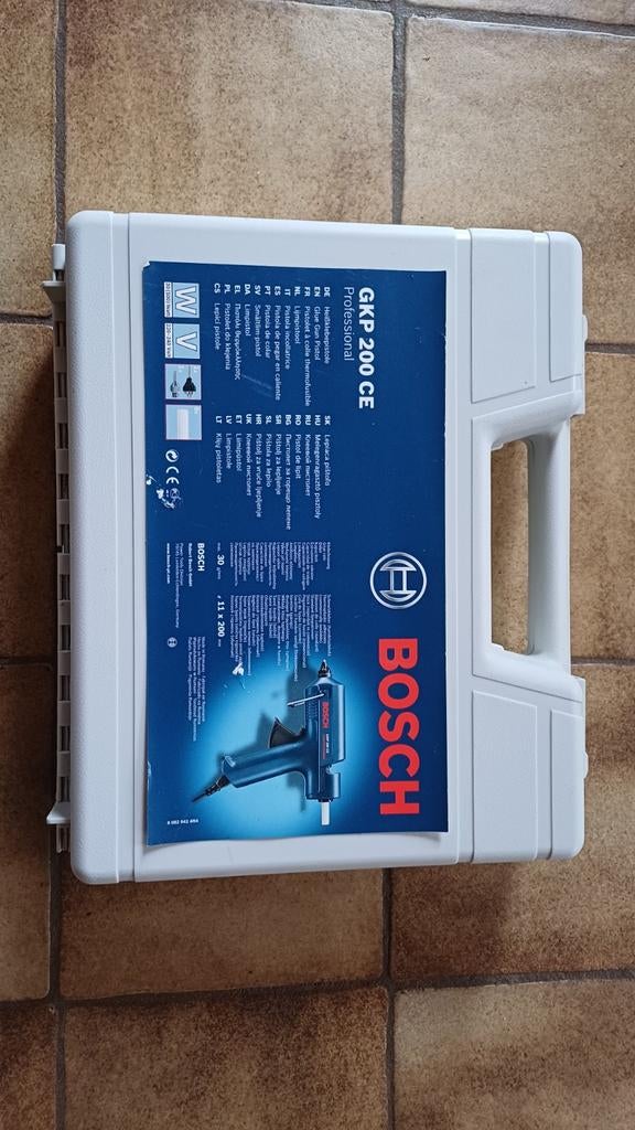 Pistolet à colle Bosch Professional GKP 200 CE, Comme neuf, Enlèvement, Électrique, Outillage ou Accessoires